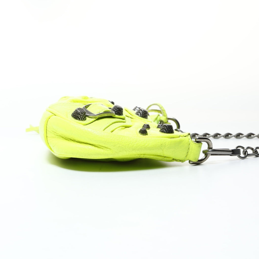 Balenciaga Giant Yellow Leather Shoulder