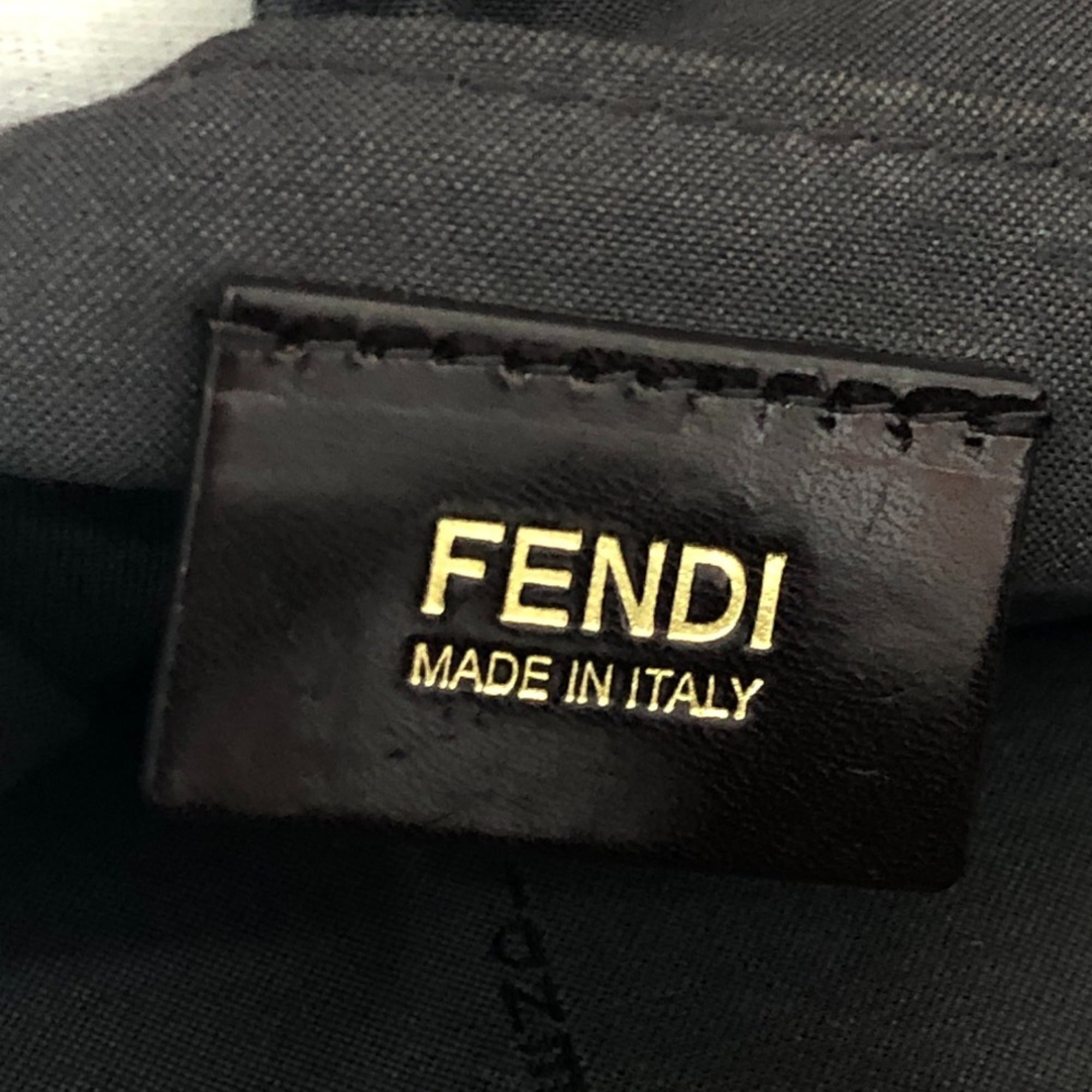 Fendi Brown Pvc Tote Bag