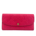 Louis Vuitton Gray Pink Monogram Empreinte Long Wallet (Tri-Fold)