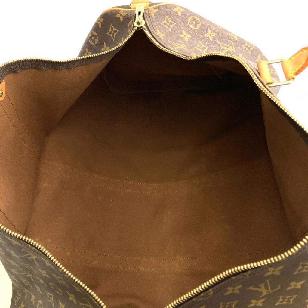 Louis Vuitton Monogram Brown Monogram Leather Boston Bag