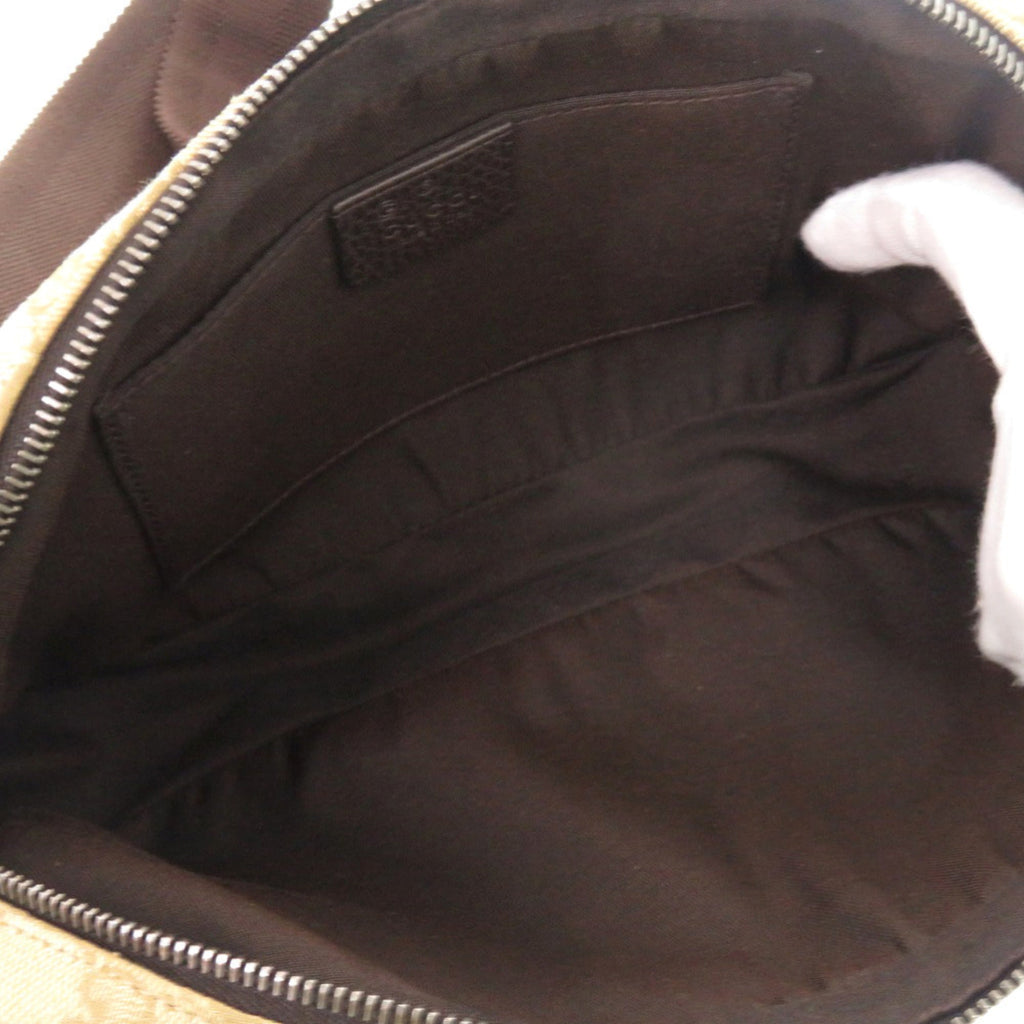Gucci Beige Gg Canvas Sling Bag (Pre-Owned)