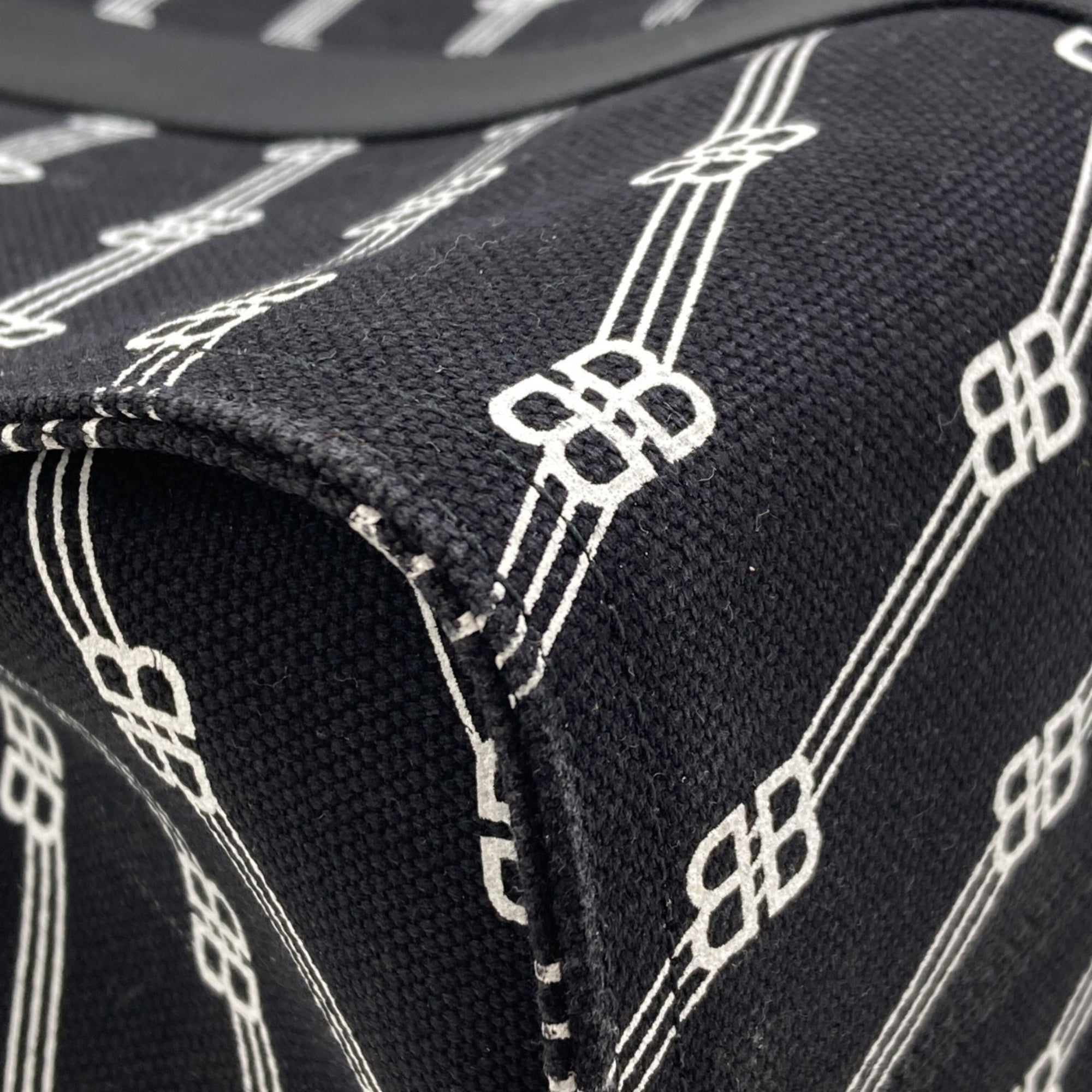 Balenciaga Black Canvas Tote