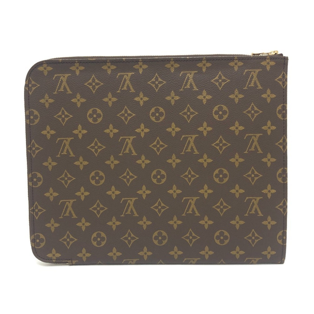 Louis Vuitton Brown Clutch Bag