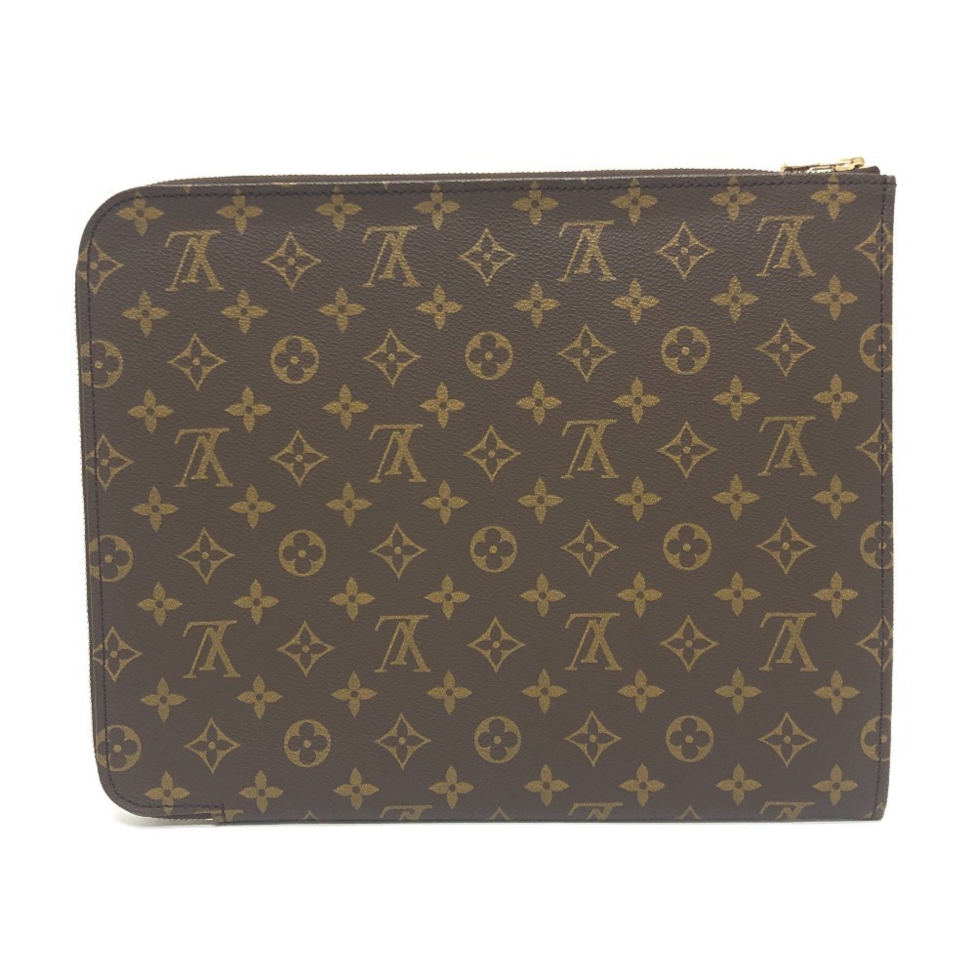Louis Vuitton Brown Clutch Bag