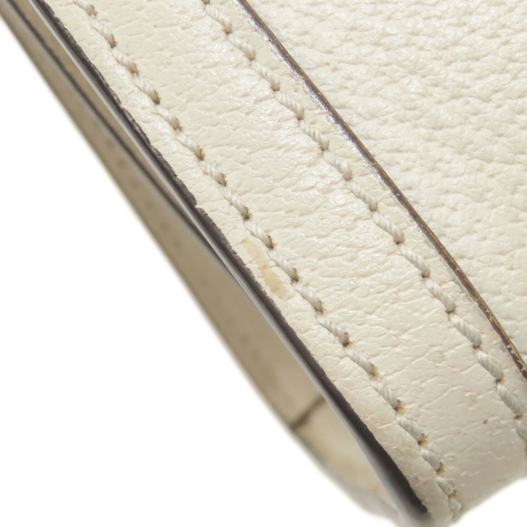 Gucci White Leather Shoulder Bag (Pre-Owned)