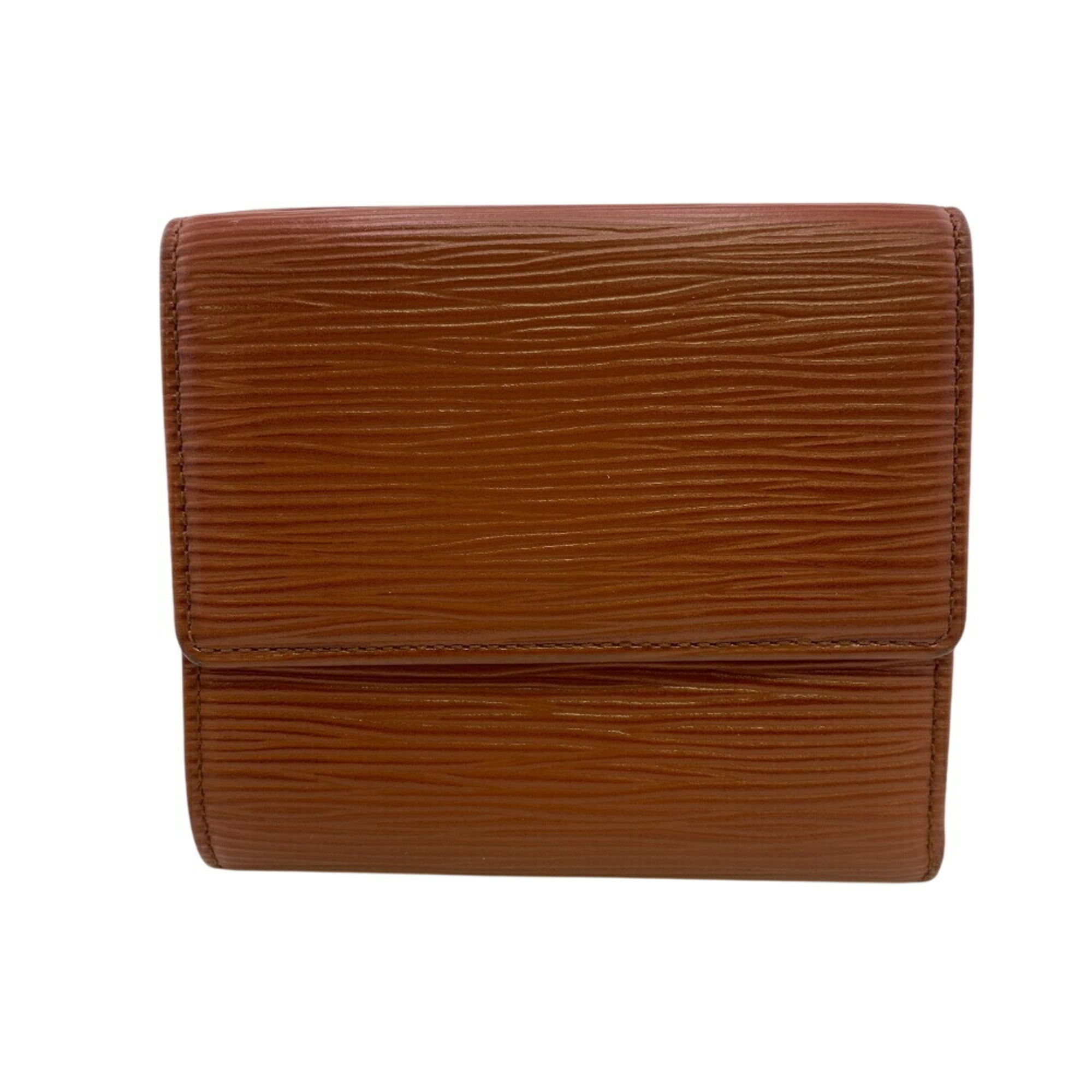 Louis Vuitton Brown Kenyan Brown Leather Wallet (Tri-Fold)