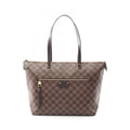 Louis Vuitton Brown Coated Canvas Leather Tote Bag