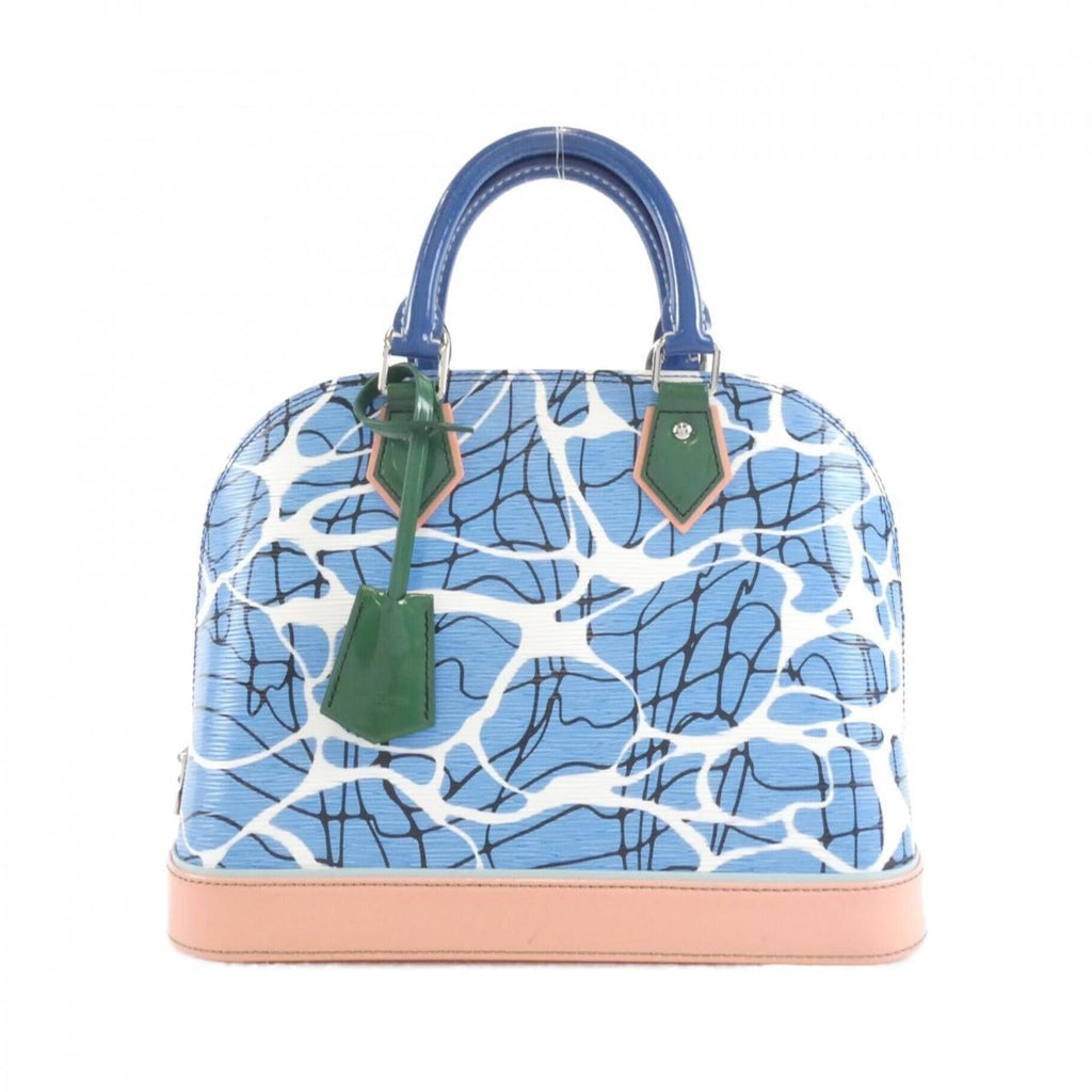 Louis Vuitton Blue Leather Handbag