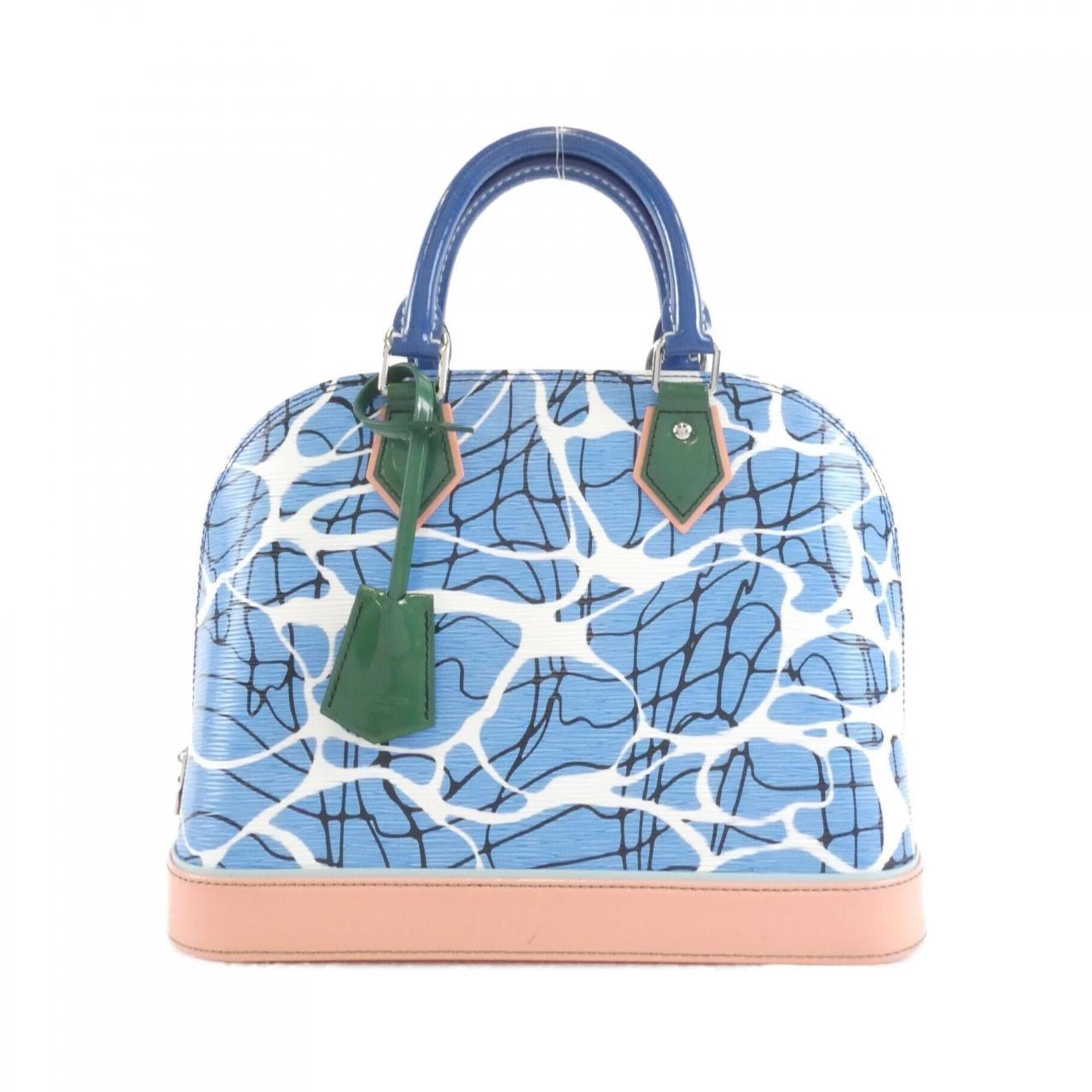 Louis Vuitton Blue Leather Handbag
