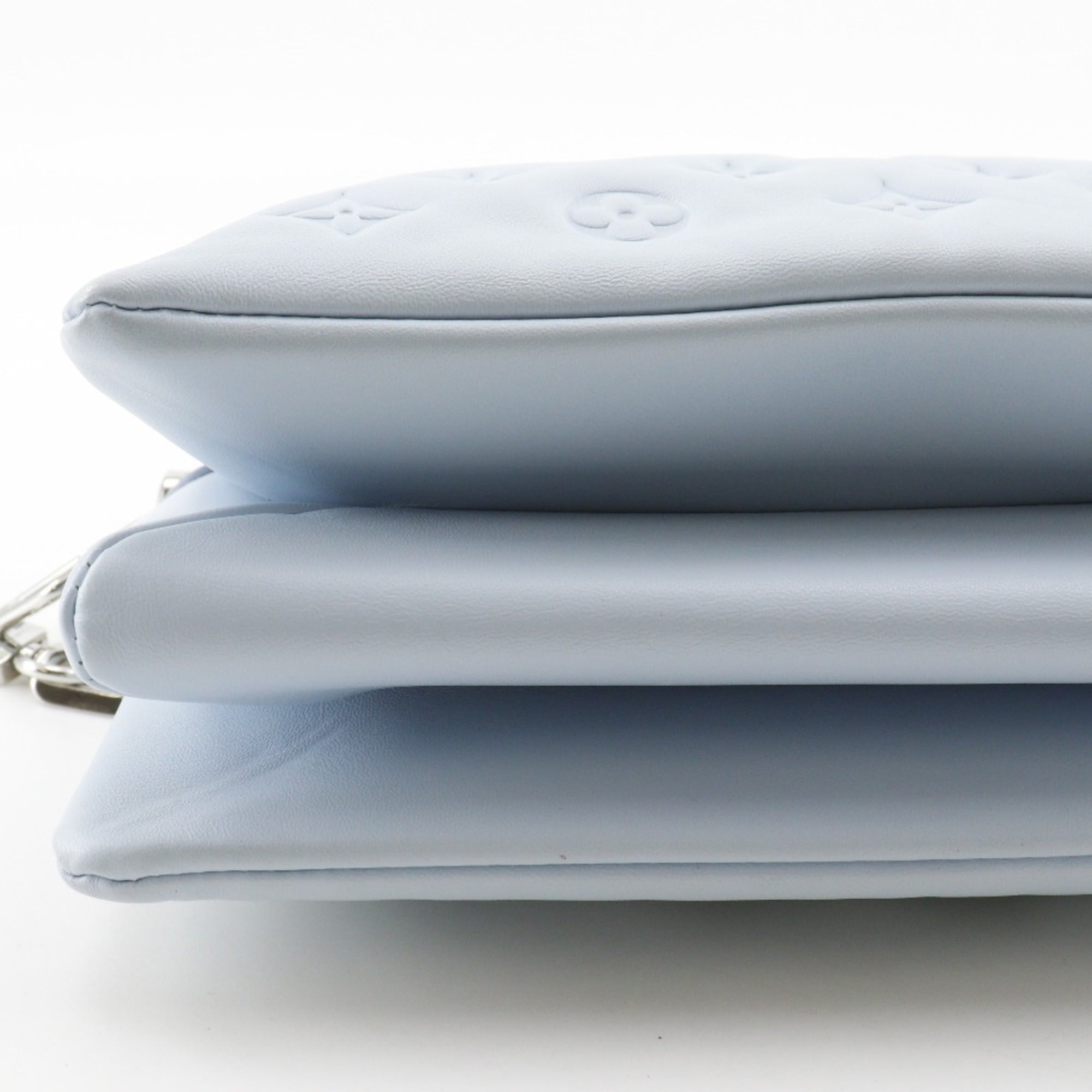 Louis Vuitton Light Blue Monogram Shoulder Bag