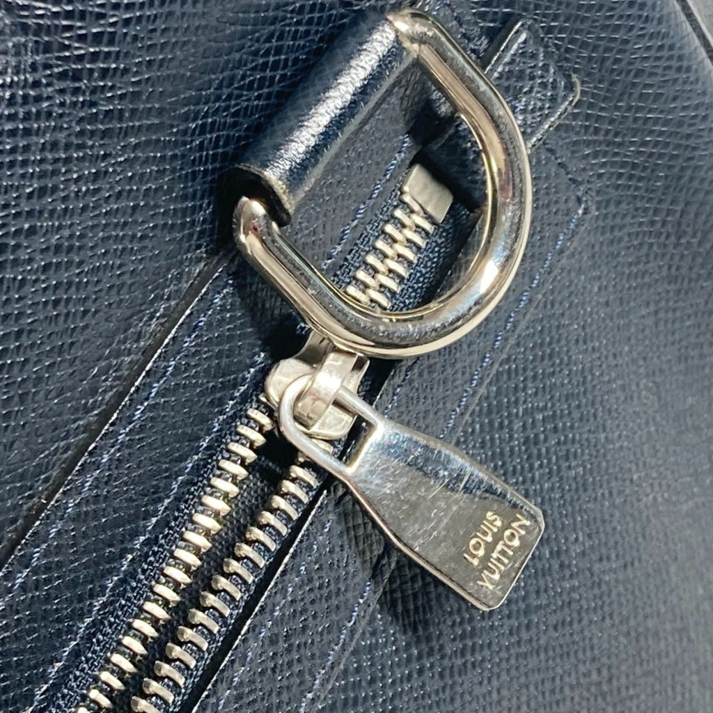 Louis Vuitton Boreal Dark Navy Taiga Leather Leather Briefcase