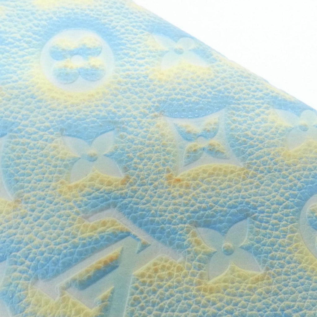 Louis Vuitton Light Green Vert Leather Long Wallet