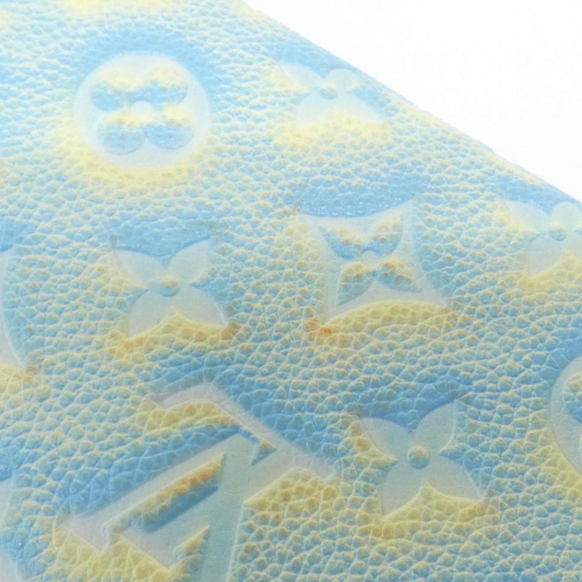 Louis Vuitton Light Green Vert Leather Long Wallet