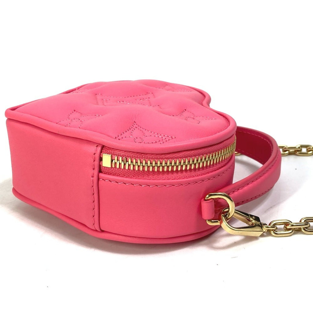 Louis Vuitton Pink Leather Handbag Shoulder Bag