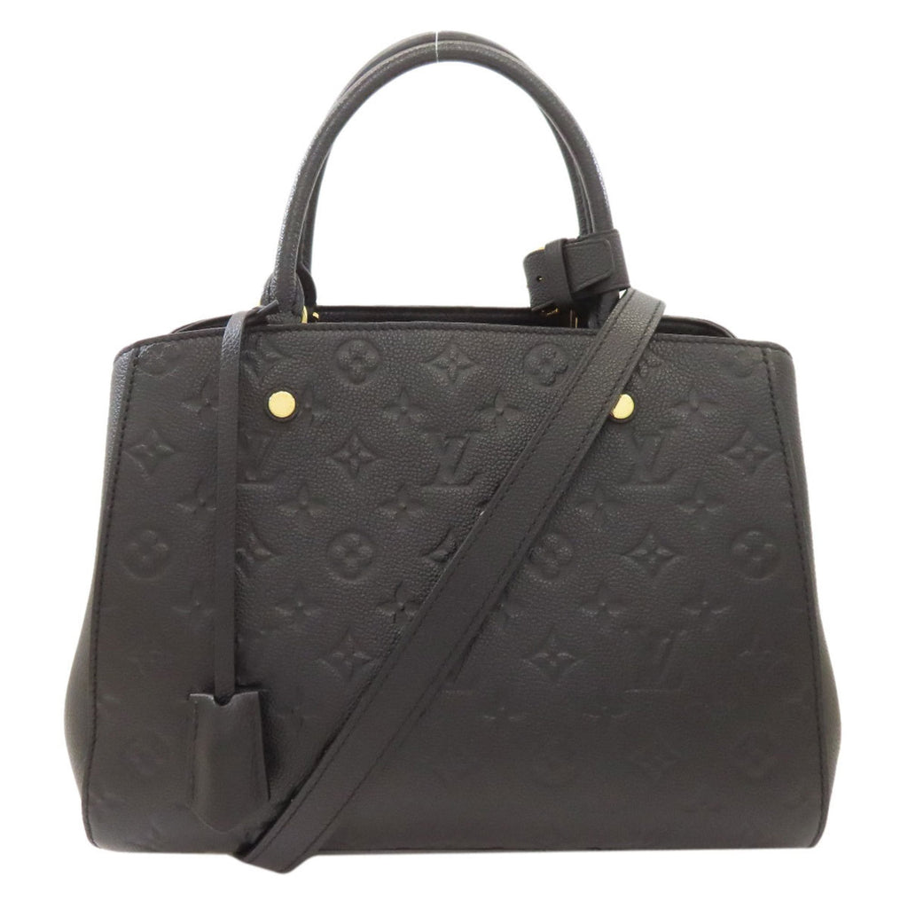 Louis Vuitton Noir Monogram Empreinte Handbag