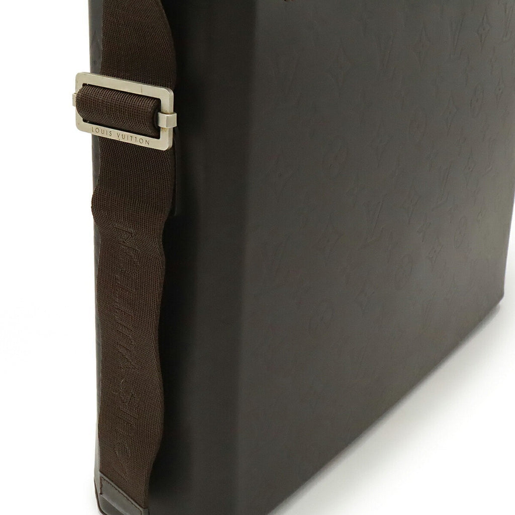 Louis Vuitton Brown Coffee Dark Brown Leather Shoulder Bag