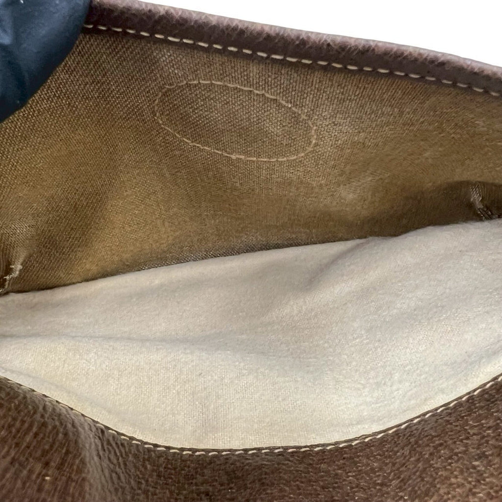 Gucci Brown Pvc Leather Pochette Shoulder Bag (Pre-Owned)