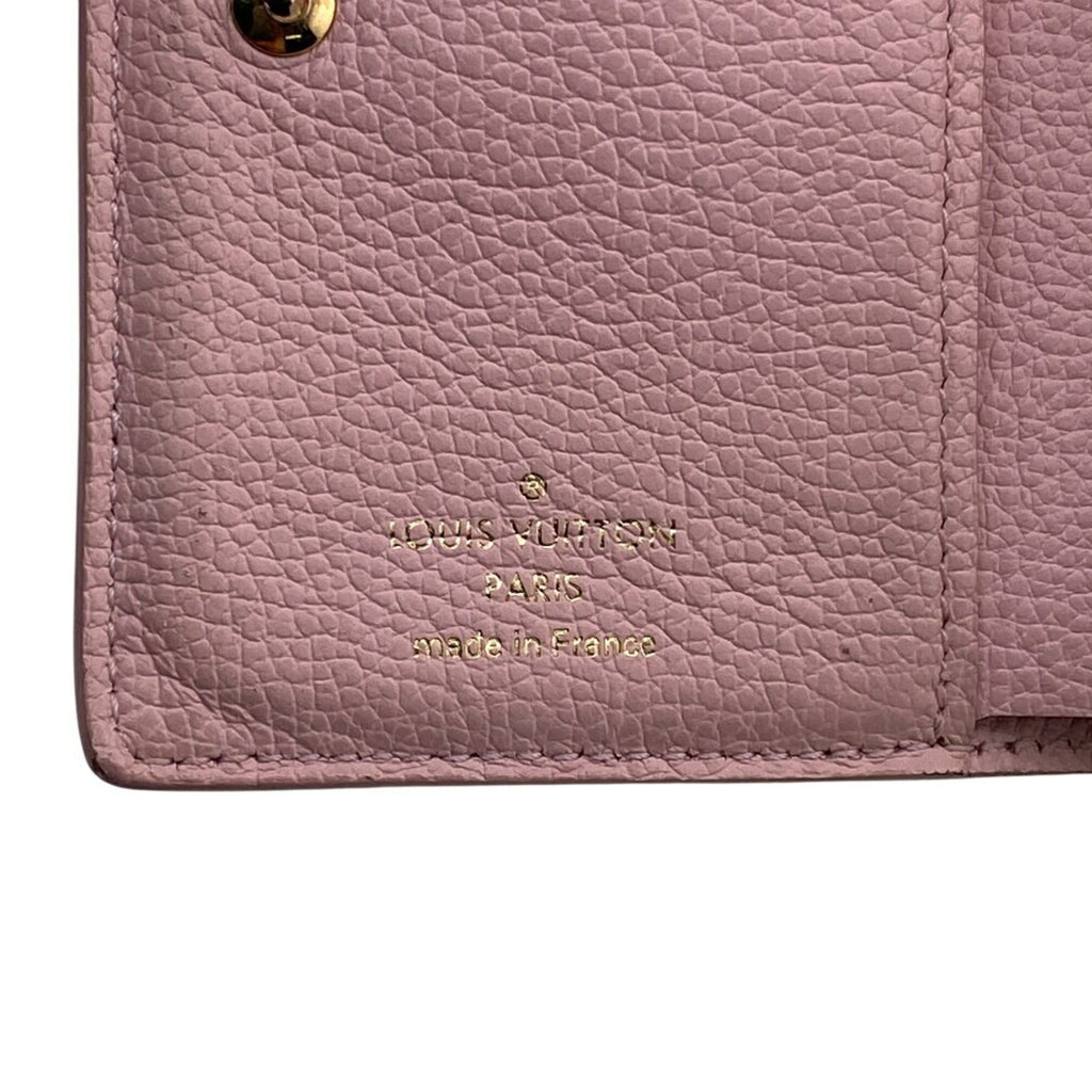 Louis Vuitton Pink Leather Wallet