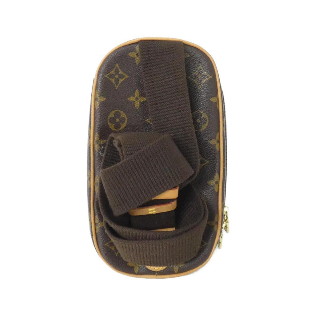 Louis Vuitton Monogram Marron Coated Canvas Pochette Shoulder Bag
