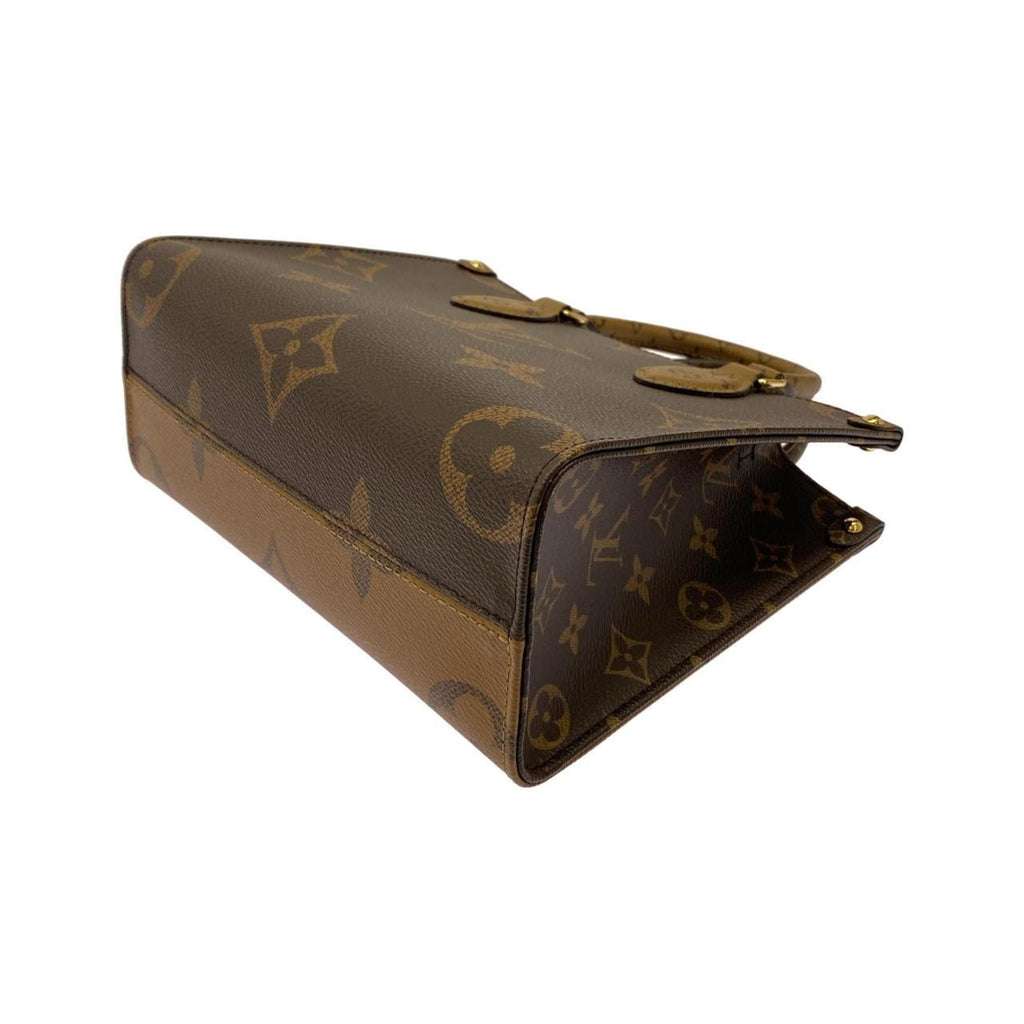 Louis Vuitton Marron Coated Canvas Handbag Pouch