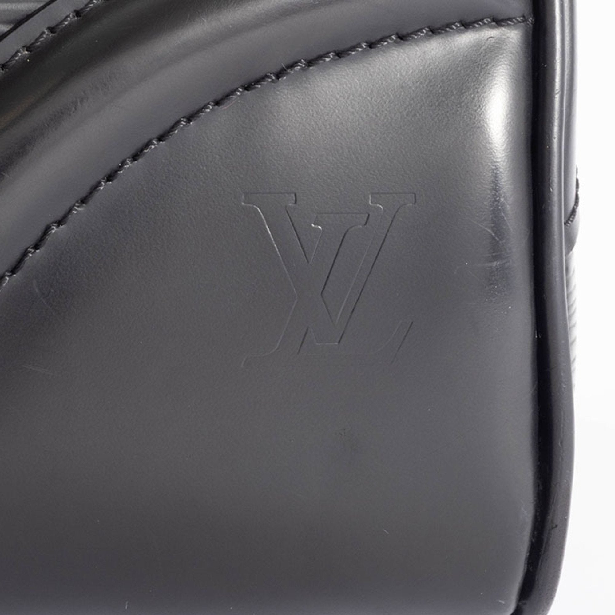 Louis Vuitton Noir Epi Leather Handbag
