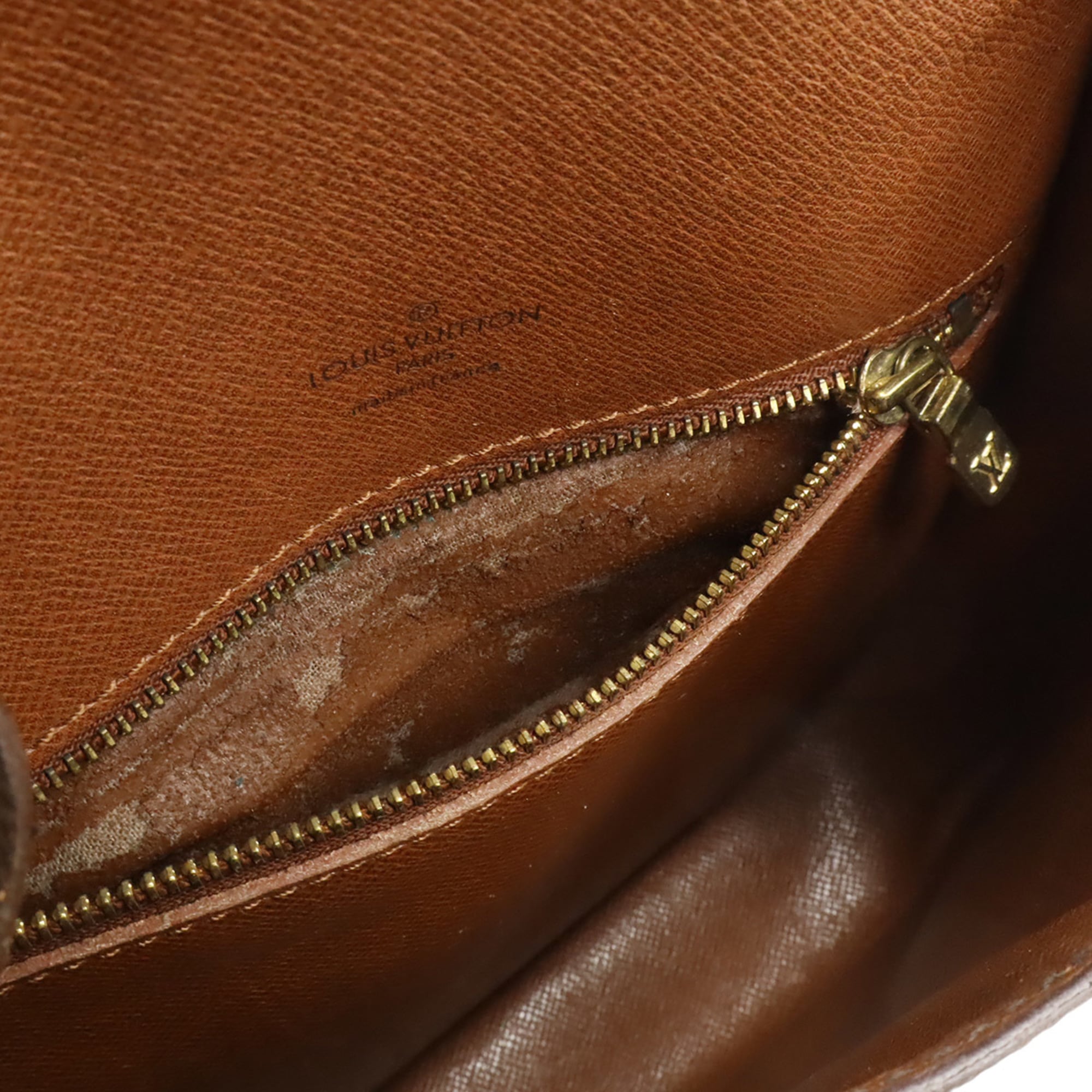 Louis Vuitton Brown Monogram Canvas Pvc Coated Canvas Pochette Shoulder Bag