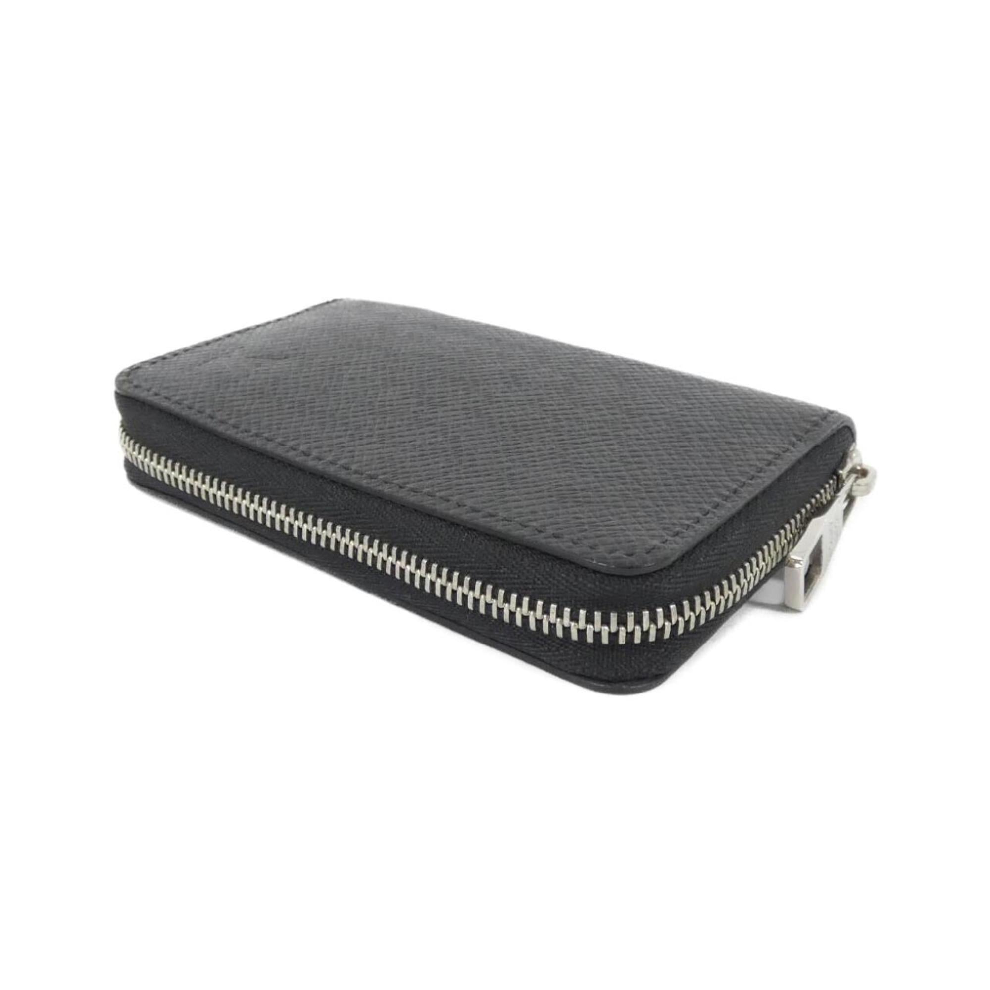 Louis Vuitton Black Leather Coin Purse/Coin Case