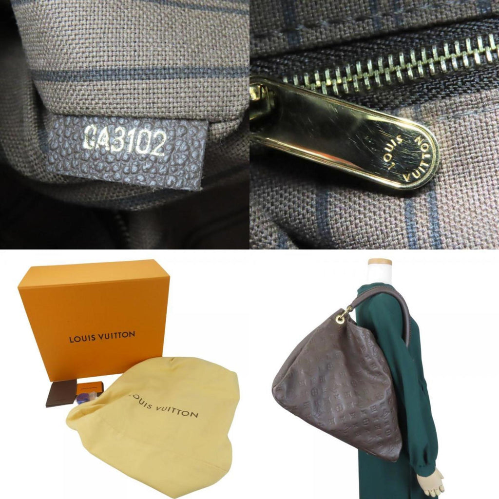 Louis Vuitton Dark Brown Monogram Empreinte Shoulder Bag