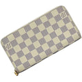 Louis Vuitton Gray White Damier Canvas Long Wallet