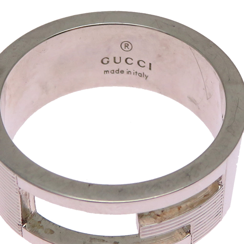 Gucci Silver 925 Band Ring (Pre-Owned)