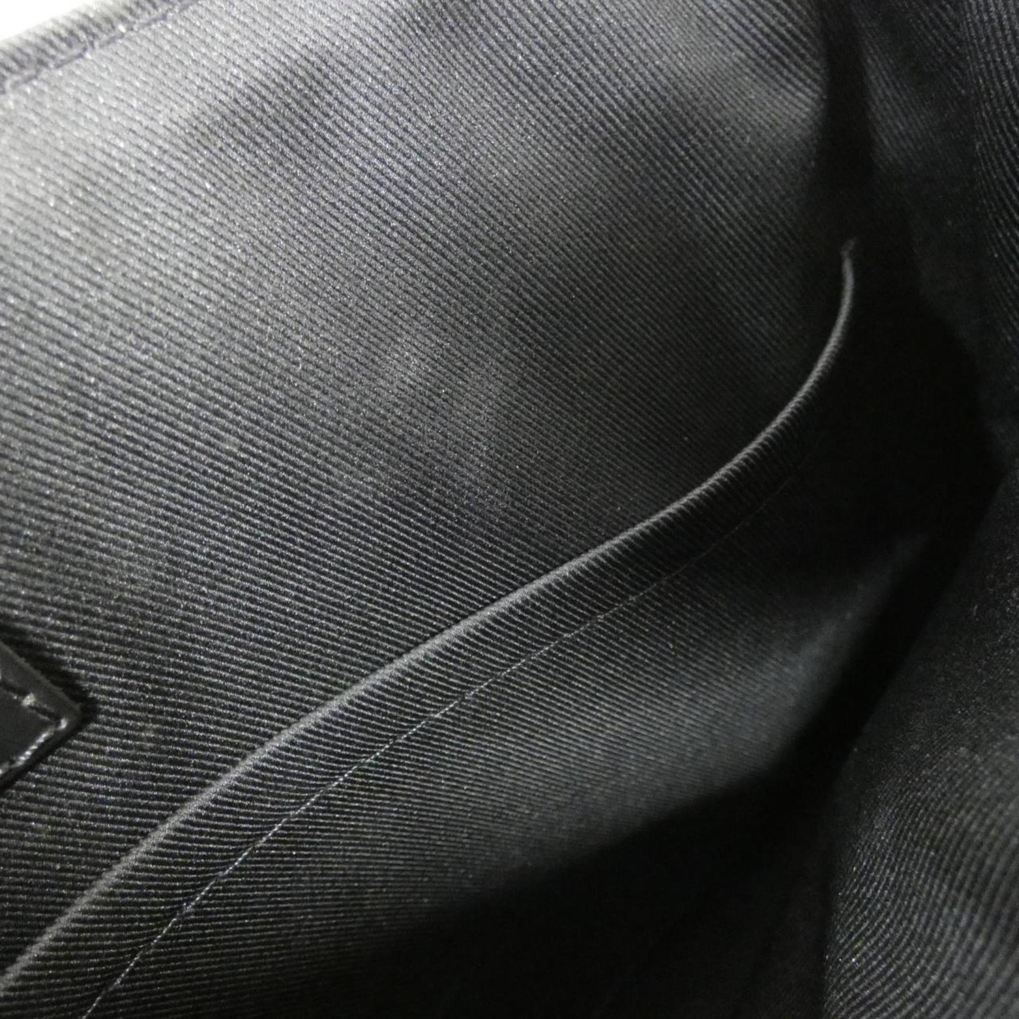 Louis Vuitton Black Cobalt Coated Canvas Shoulder Bag
