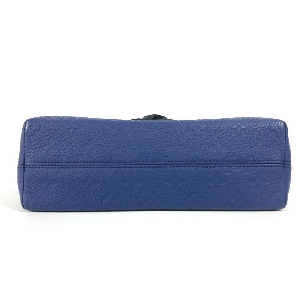 Louis Vuitton Blue Leather Shoulder Bag
