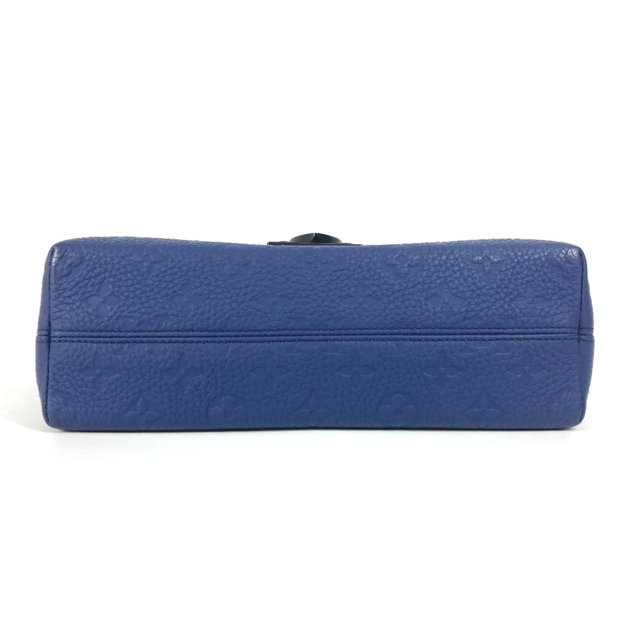 Louis Vuitton Blue Leather Shoulder Bag