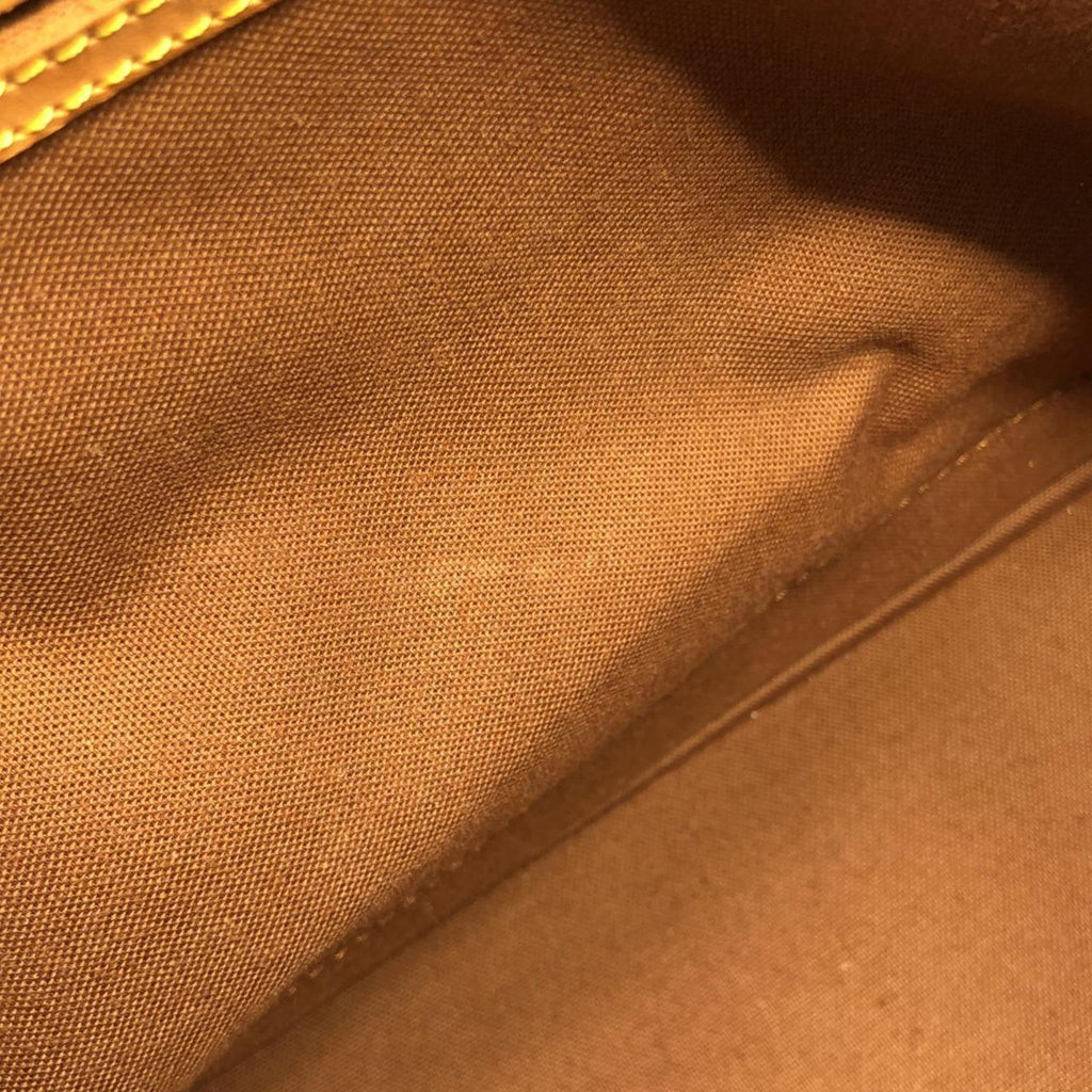 Louis Vuitton Marron Coated Canvas Handbag