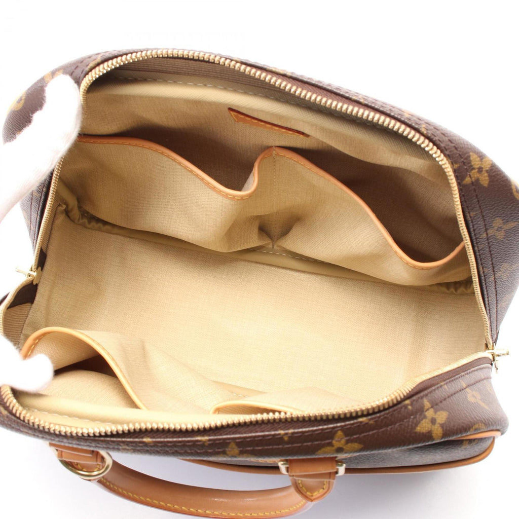 Louis Vuitton Brown Coated Canvas Pvc Monogram Leather Handbag