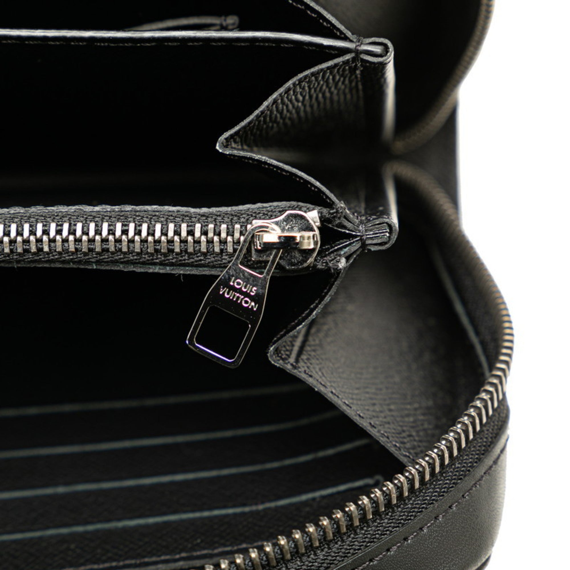 Louis Vuitton Black Pvc Leather Long Wallet