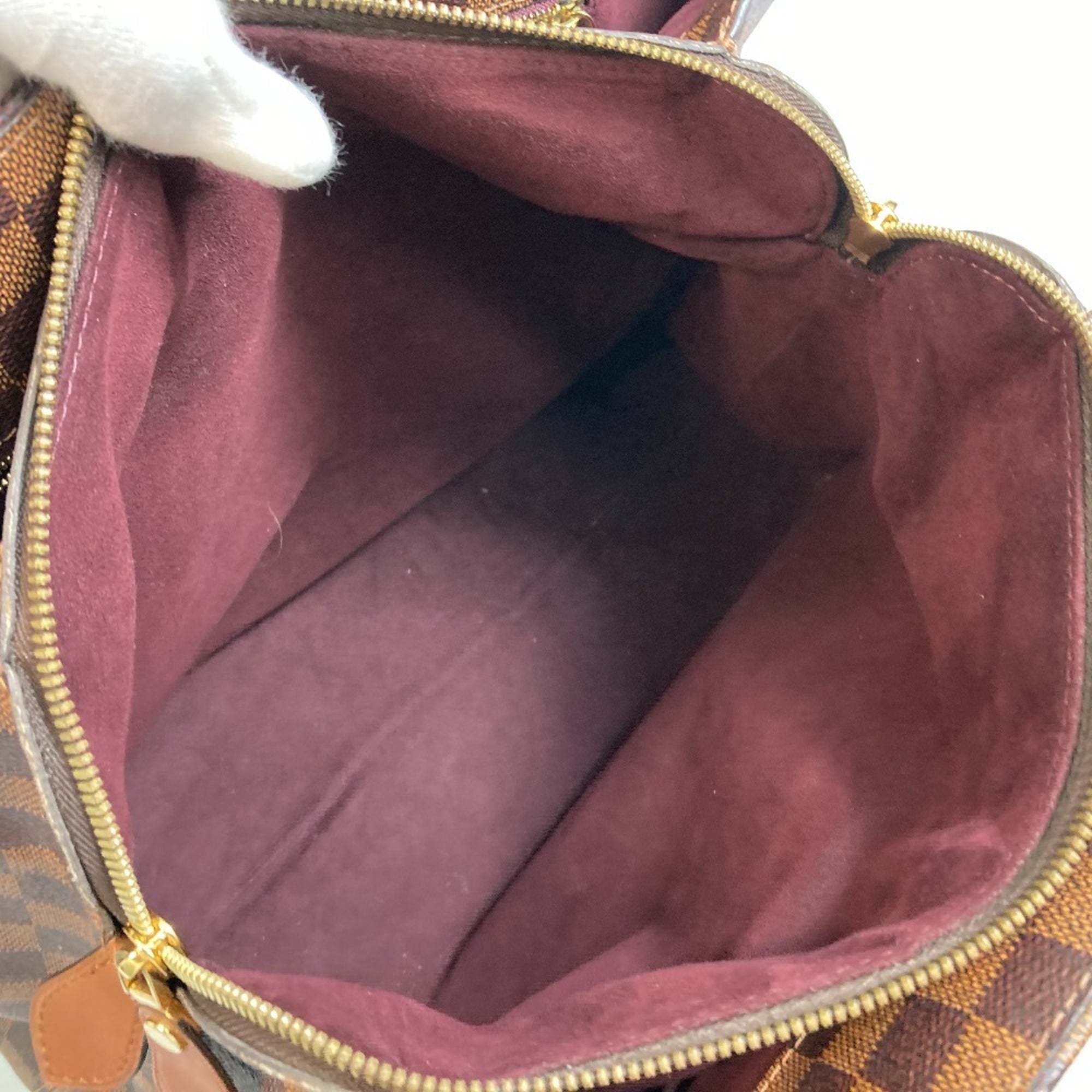 Louis Vuitton Brown Damier Canvas Handbag Tote Bag