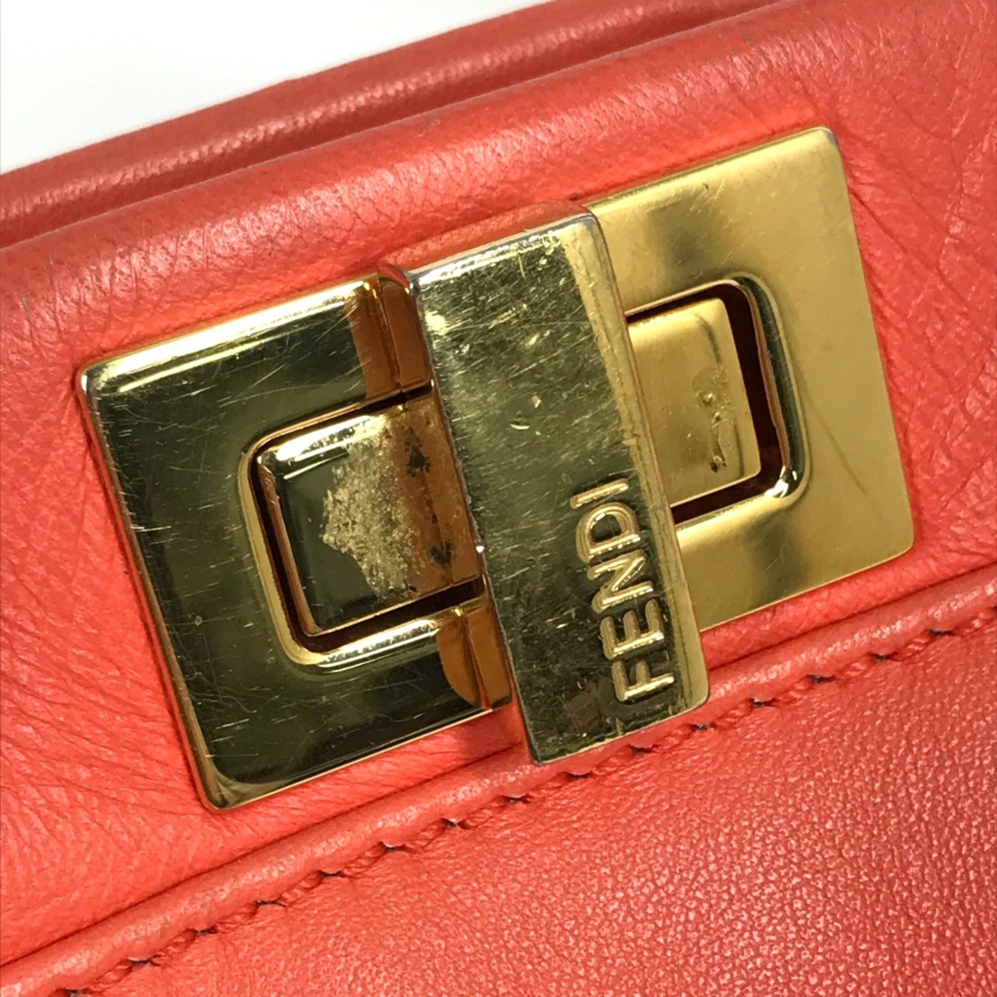 Fendi Pink Leather Handbag