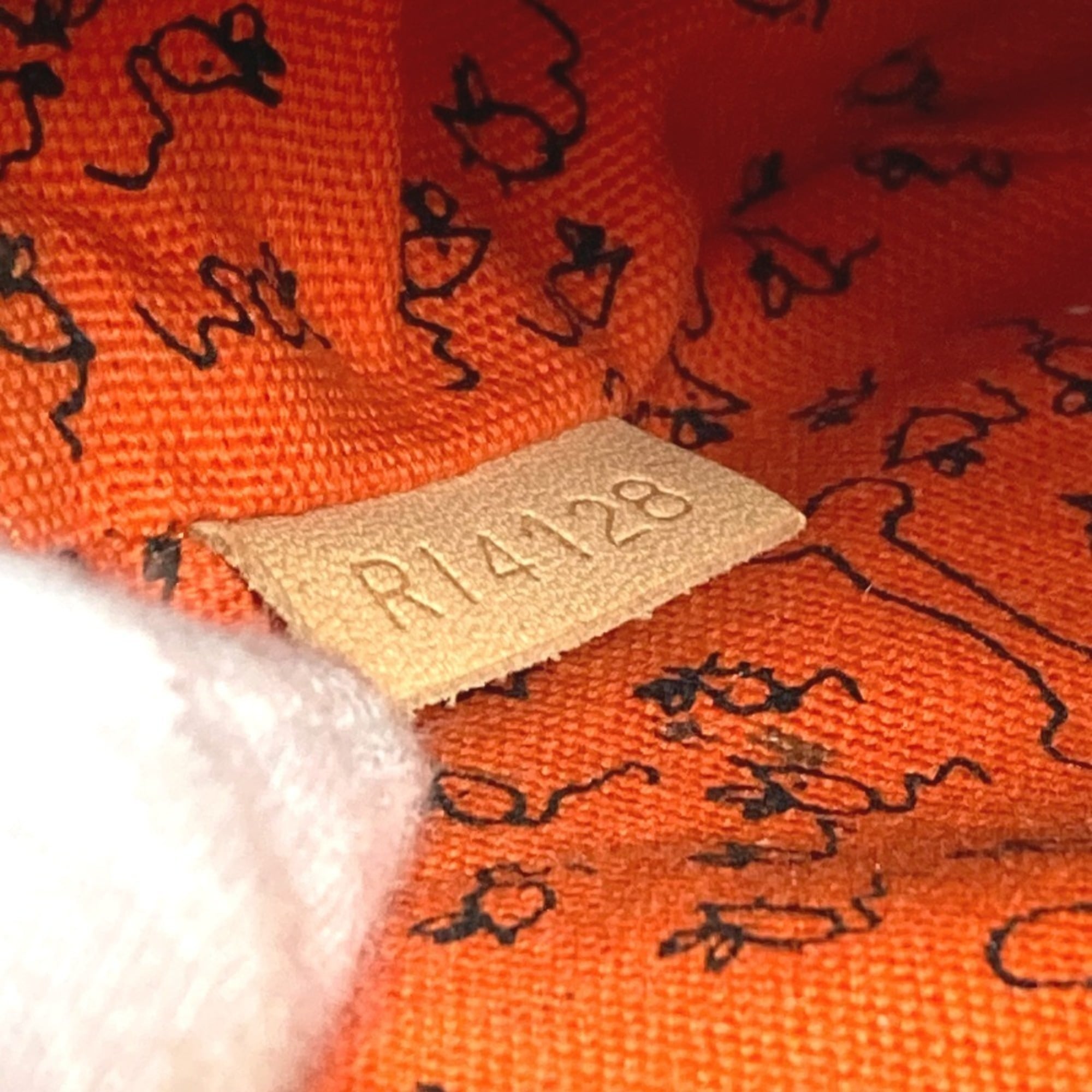 Louis Vuitton Brown Orange Monogram Pochette Shoulder Bag