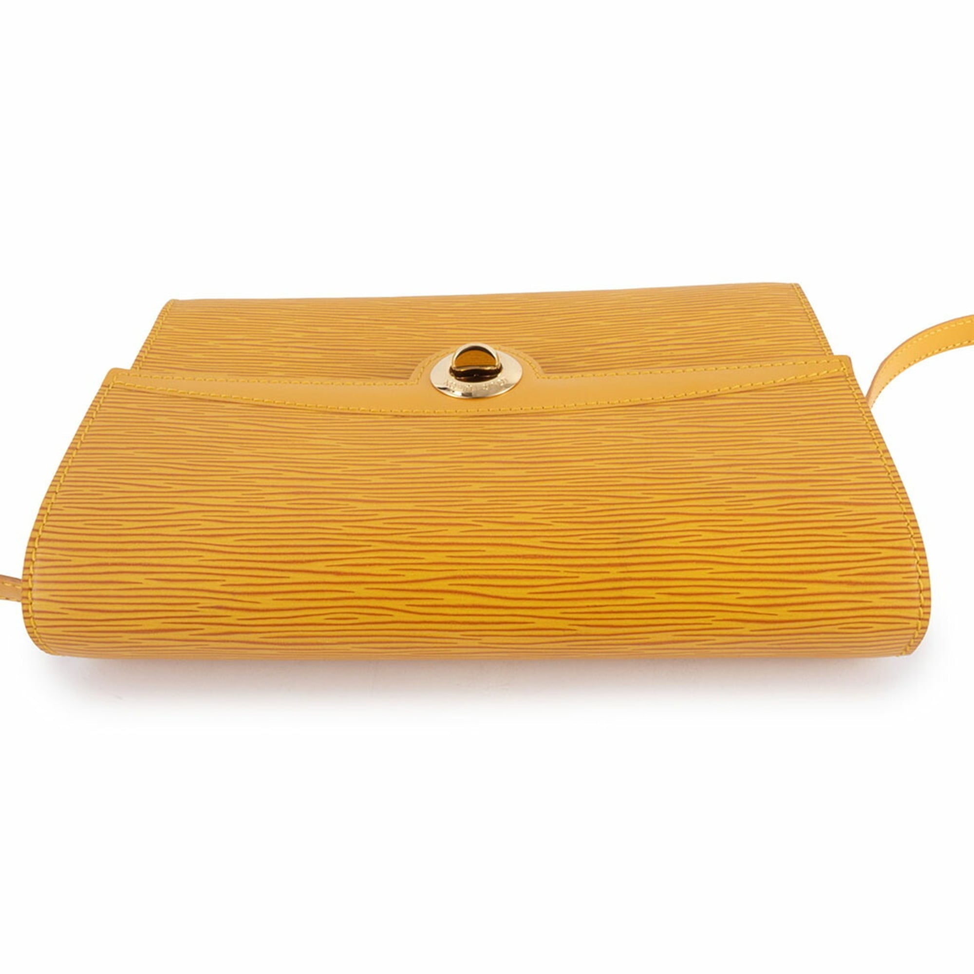 Louis Vuitton Yellow Epi Leather Pochette Shoulder Bag