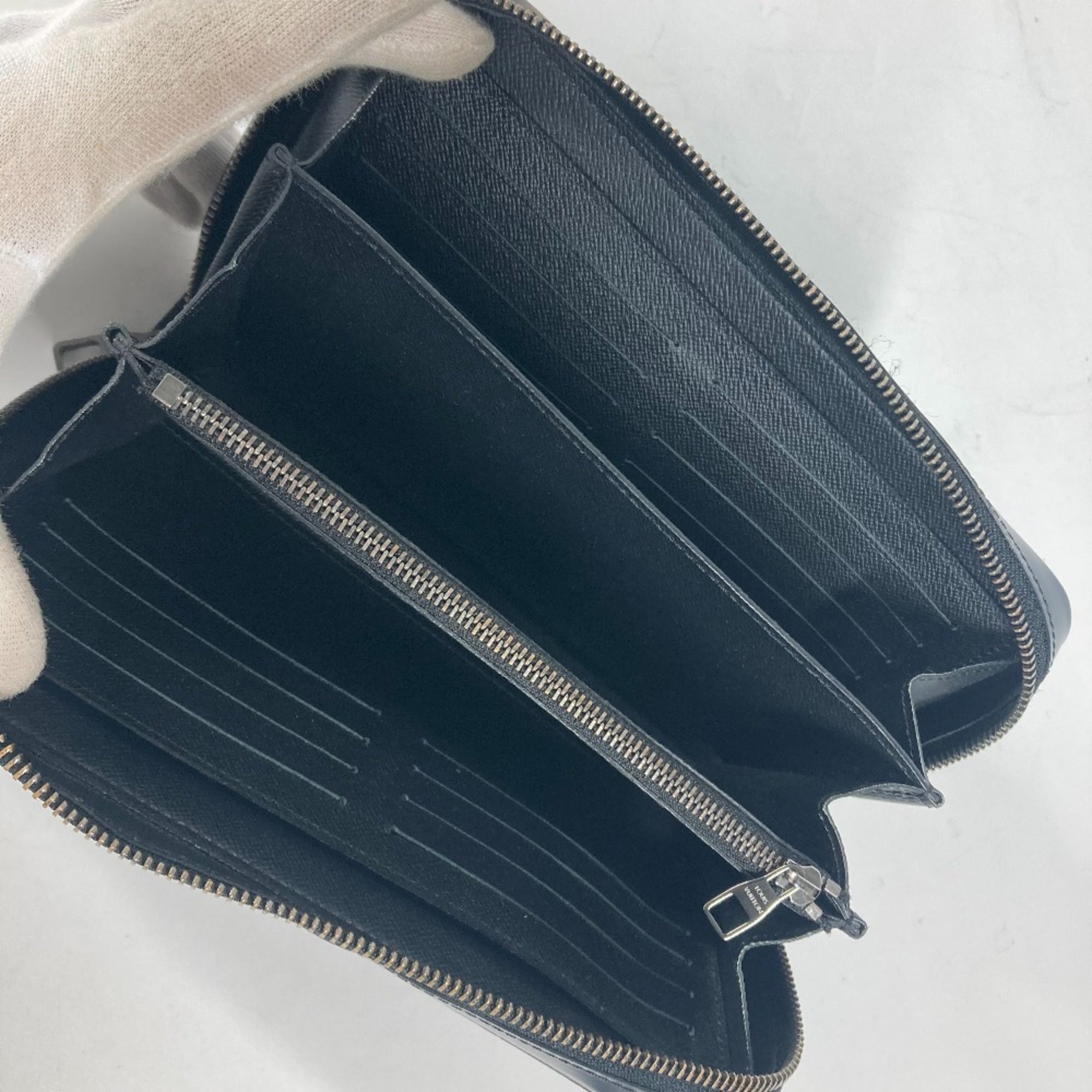 Louis Vuitton Monogram Eclipse Black Monogram Eclipse Long Wallet