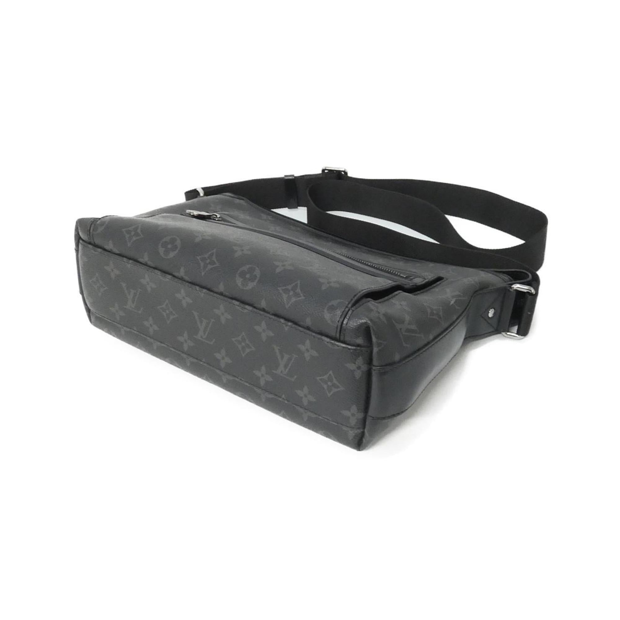 Louis Vuitton Black Coated Canvas Shoulder Bag