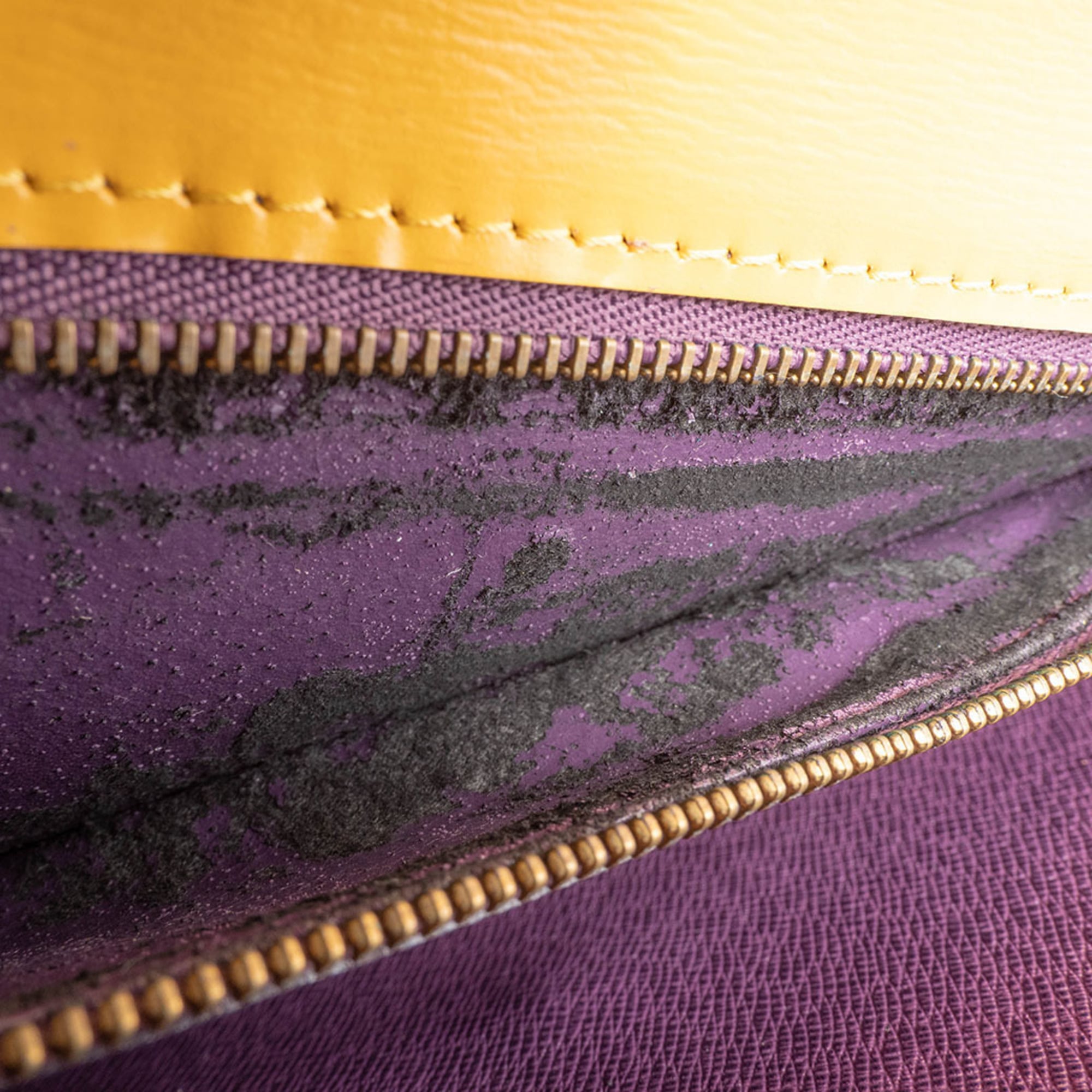 Louis Vuitton Yellow Epi Leather Pochette Shoulder Bag