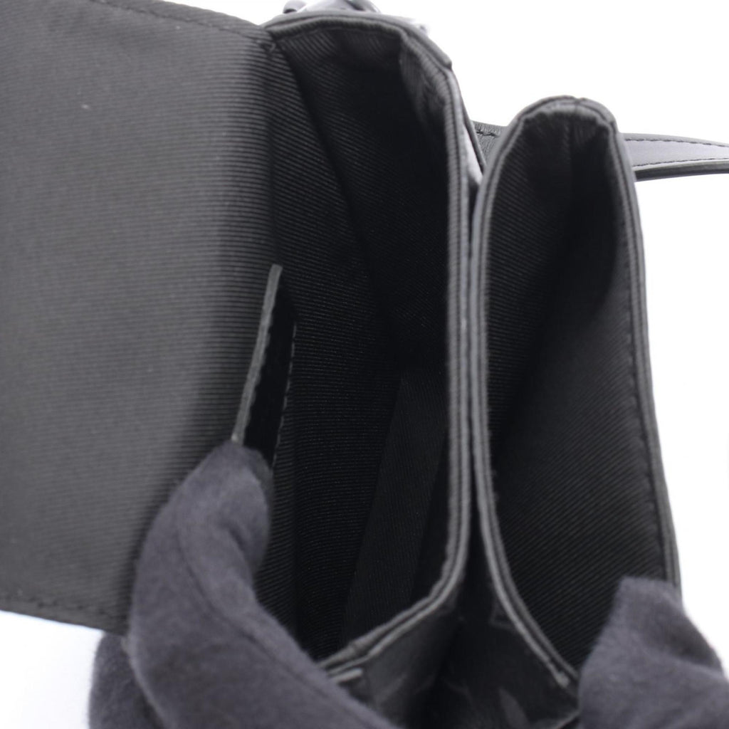 Louis Vuitton Black Coated Canvas Leather Shoulder Bag