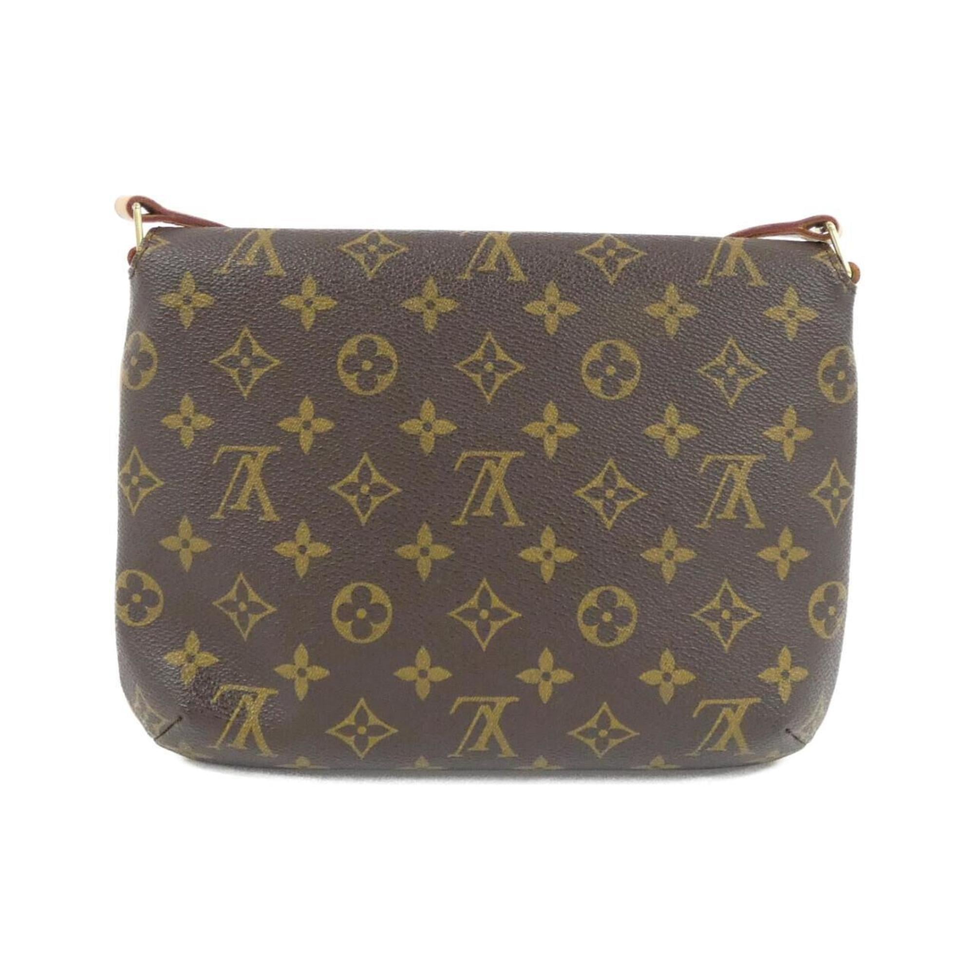 Louis Vuitton Marron Coated Canvas Shoulder Bag