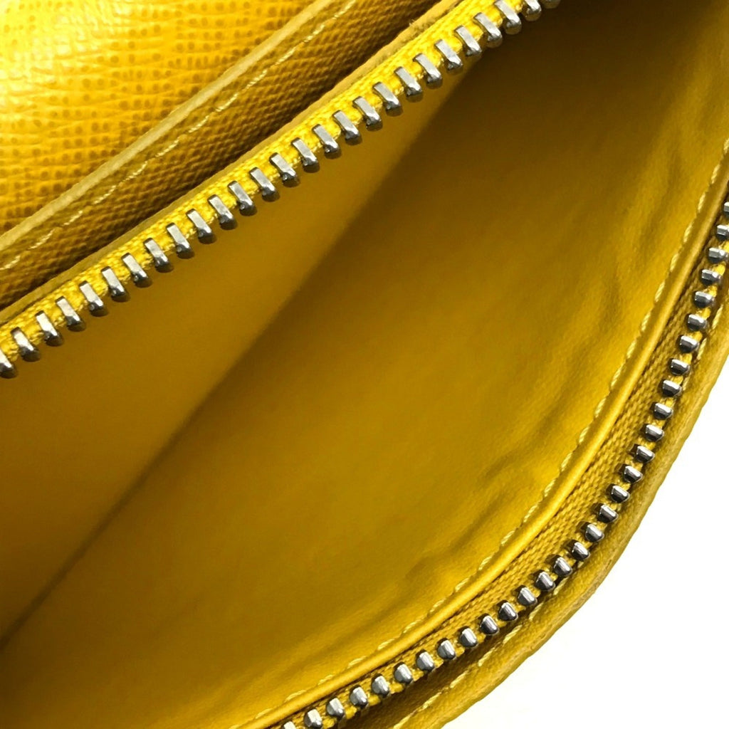 Louis Vuitton Taiga Jaune Yellow Taiga Leather Long Wallet