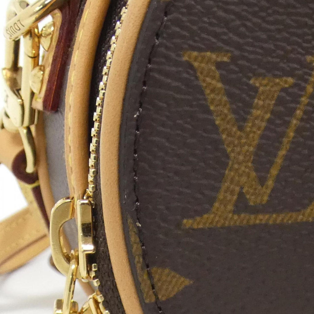 Louis Vuitton Marron Coated Canvas Handbag