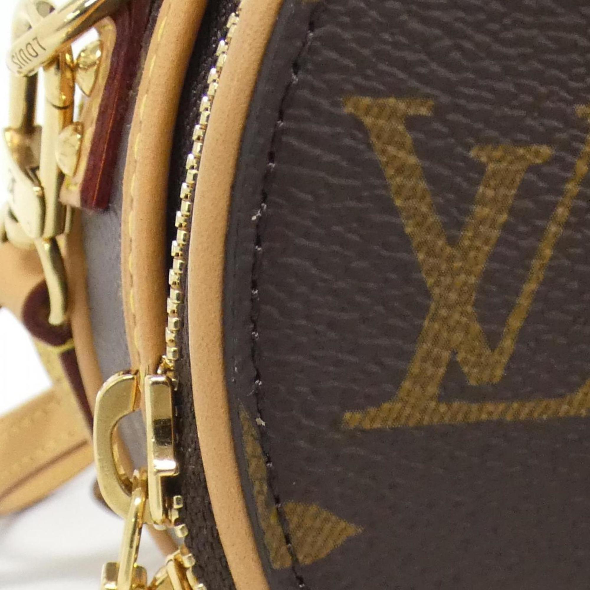 Louis Vuitton Marron Coated Canvas Handbag
