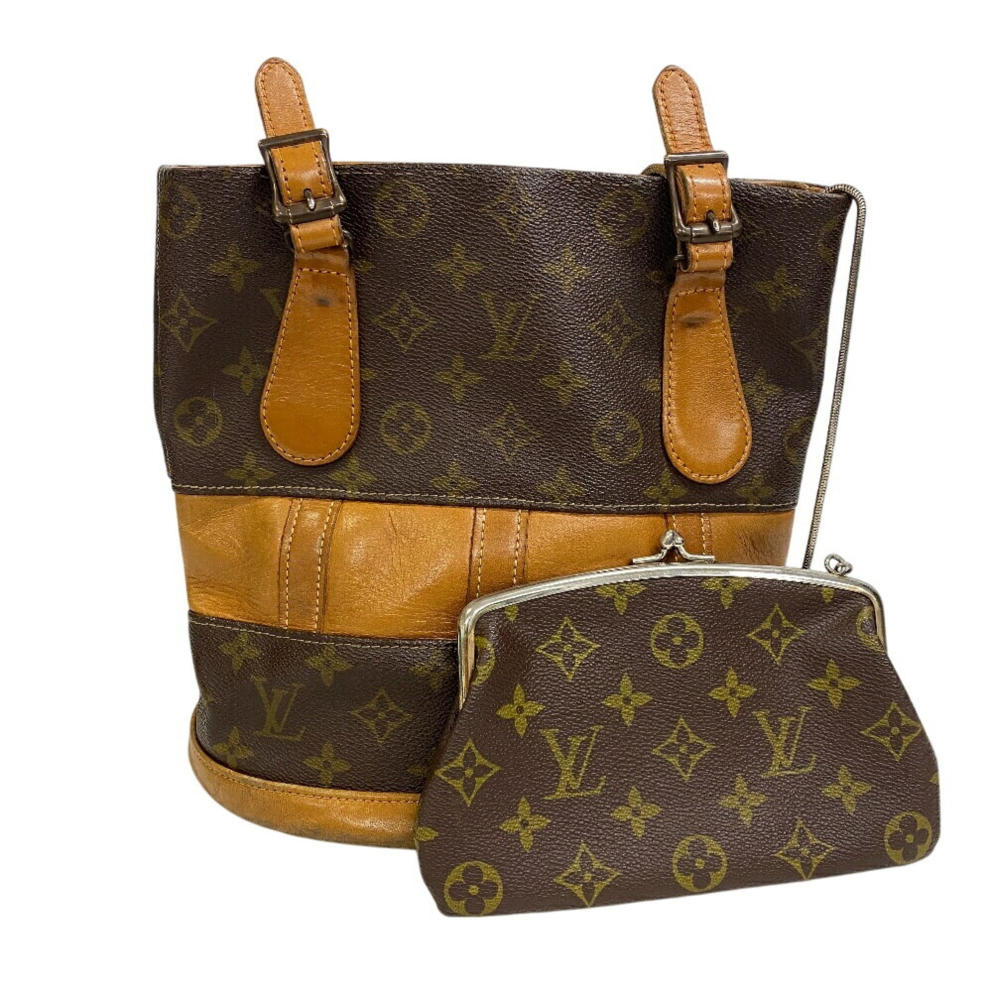 Louis Vuitton Brown Monogram Handbag Pouch