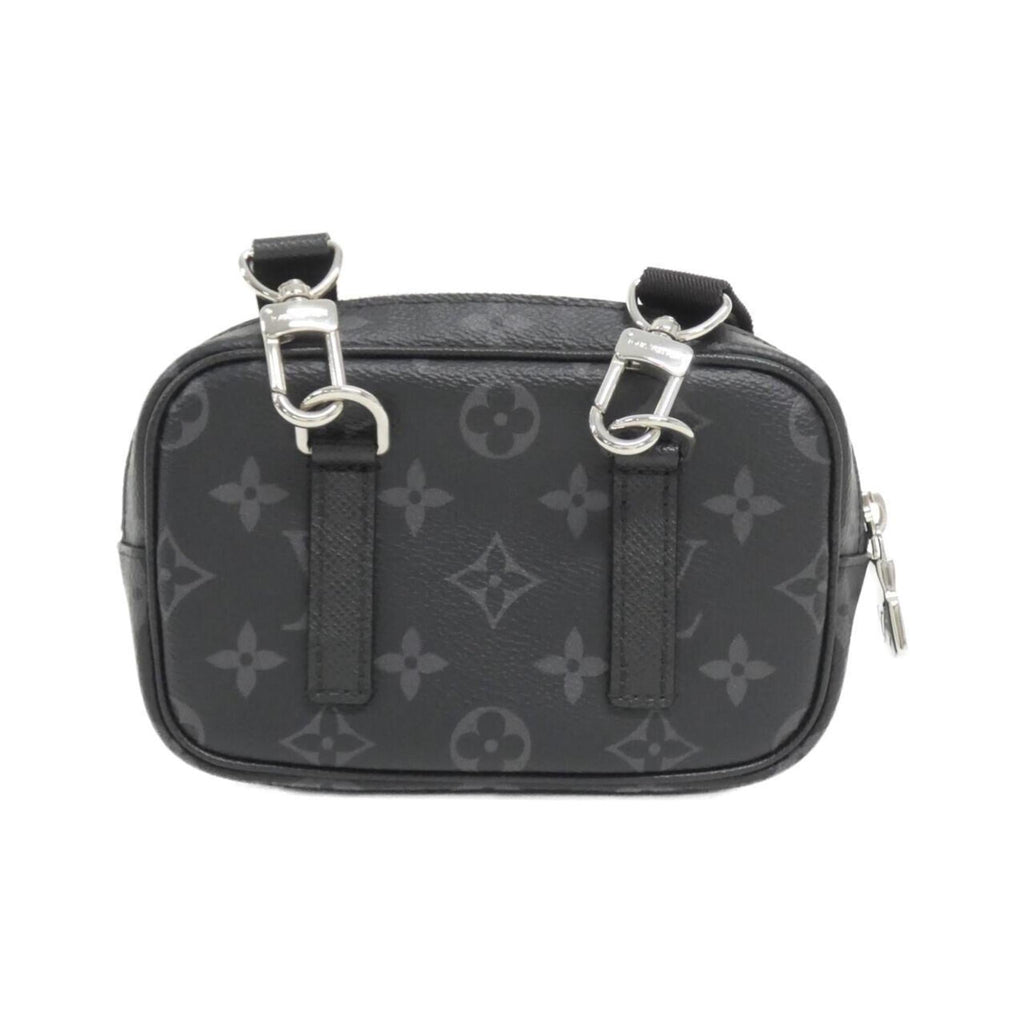 Louis Vuitton Black Coated Canvas Pochette Shoulder Bag